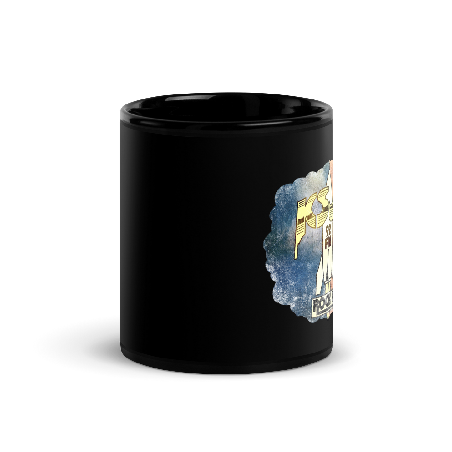 KSJO Rock Radio: Black Glossy Mug