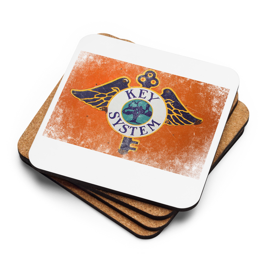 Key System: Cork-back coaster
