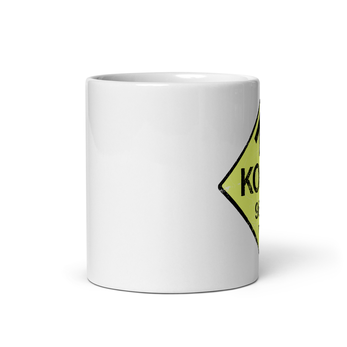 KOME: White glossy mug