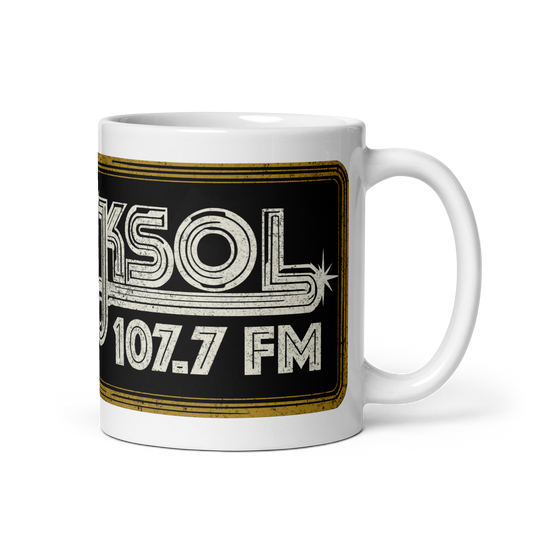 KSOL Radio: White glossy mug