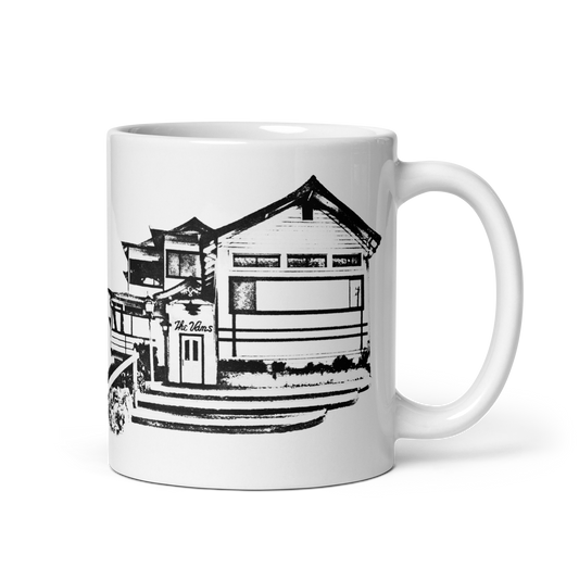 The Vans: White glossy mug