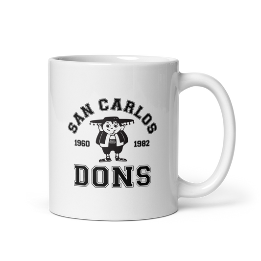 San Carlos Dons: White glossy mug