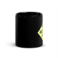 KOME: Black Glossy Mug