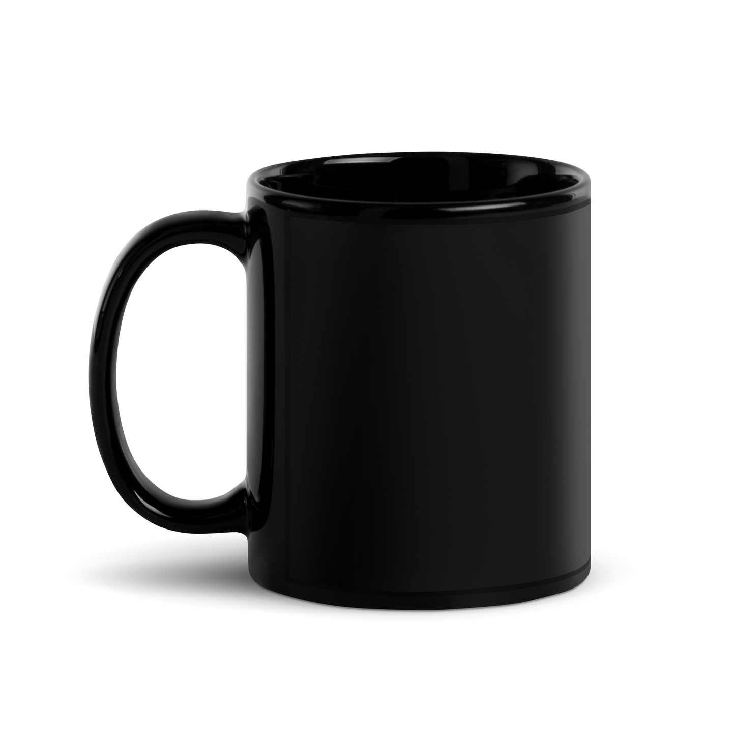 KOME: Black Glossy Mug