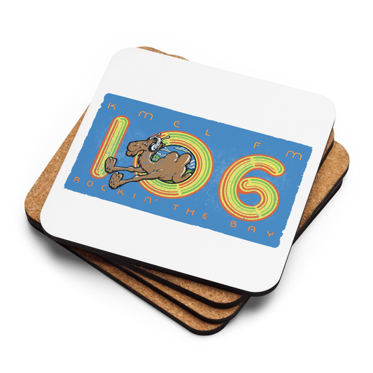 KMEL Radio: Cork-back coaster