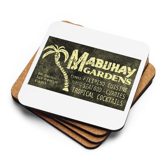 Mabuhay Gardens: Cork-back coaster