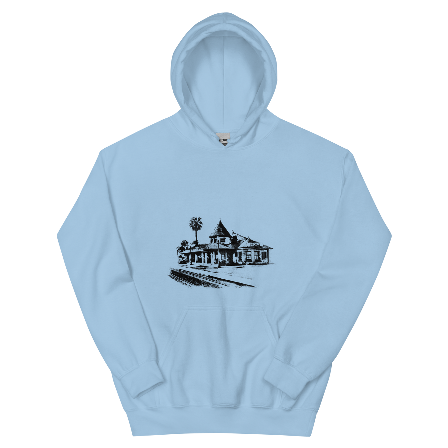San Carlos Train Depot: Unisex Hoodie