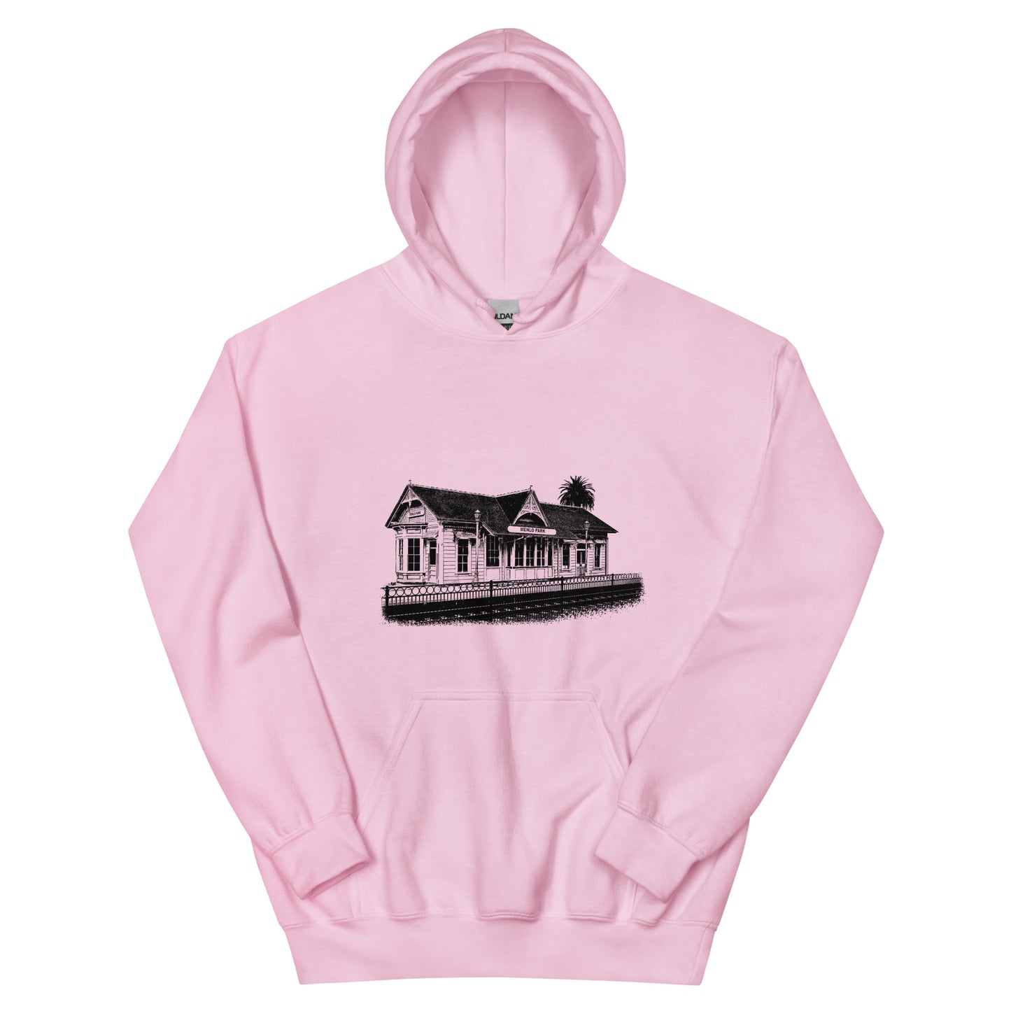 Menlo Park Train Depot: Unisex Hoodie