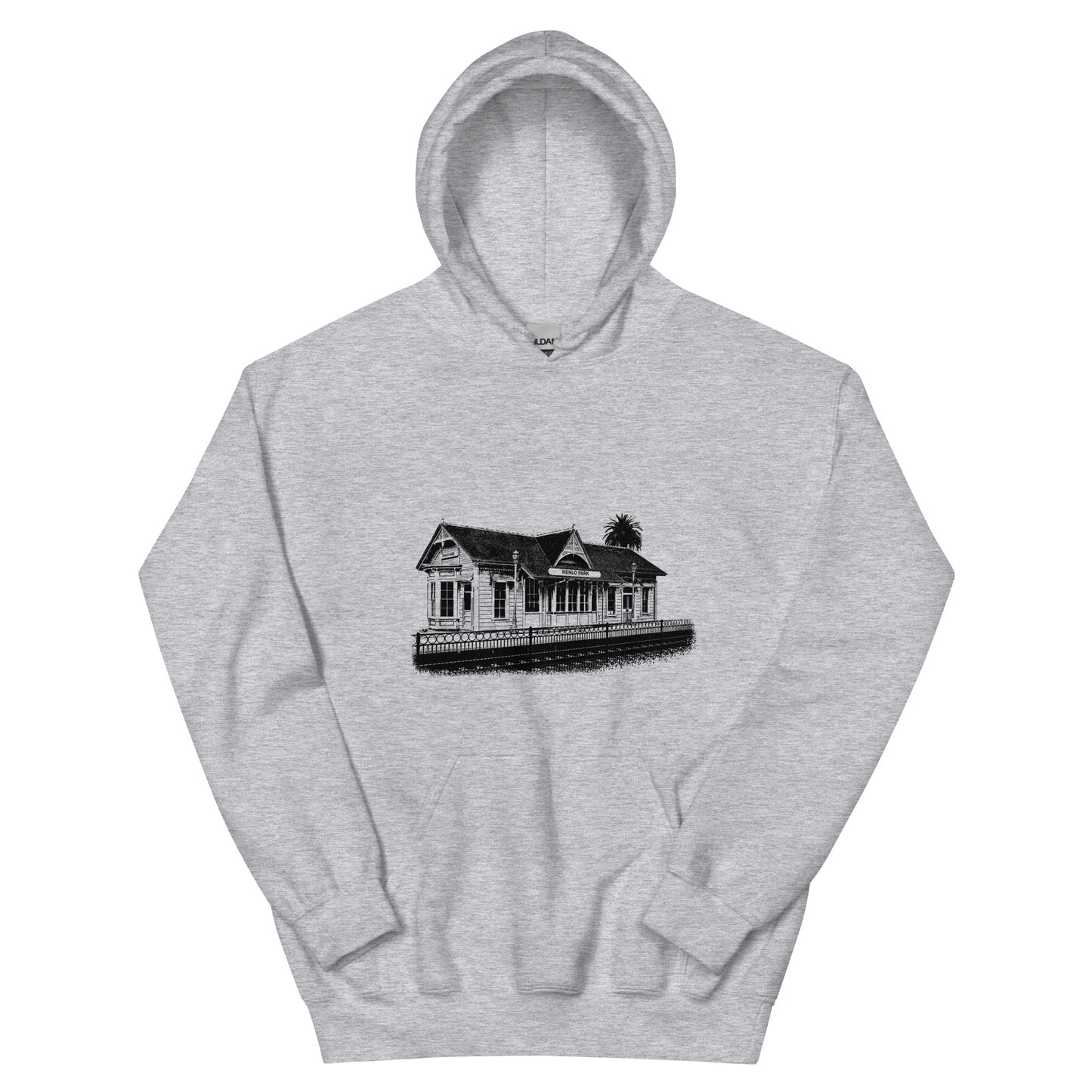 Menlo Park Train Depot: Unisex Hoodie