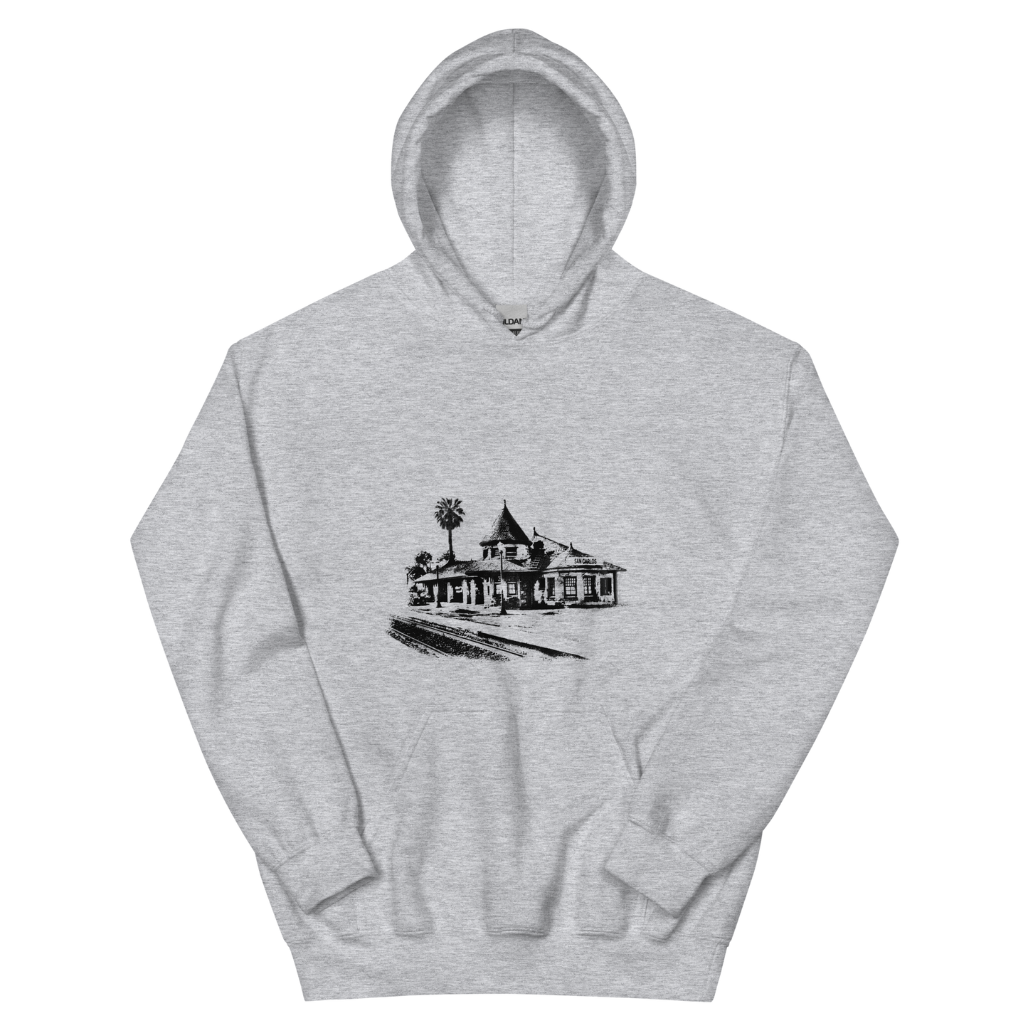 San Carlos Train Depot: Unisex Hoodie