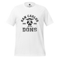 San Carlos High Dons: Unisex t-shirt
