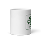 The Ski Hut: White glossy mug