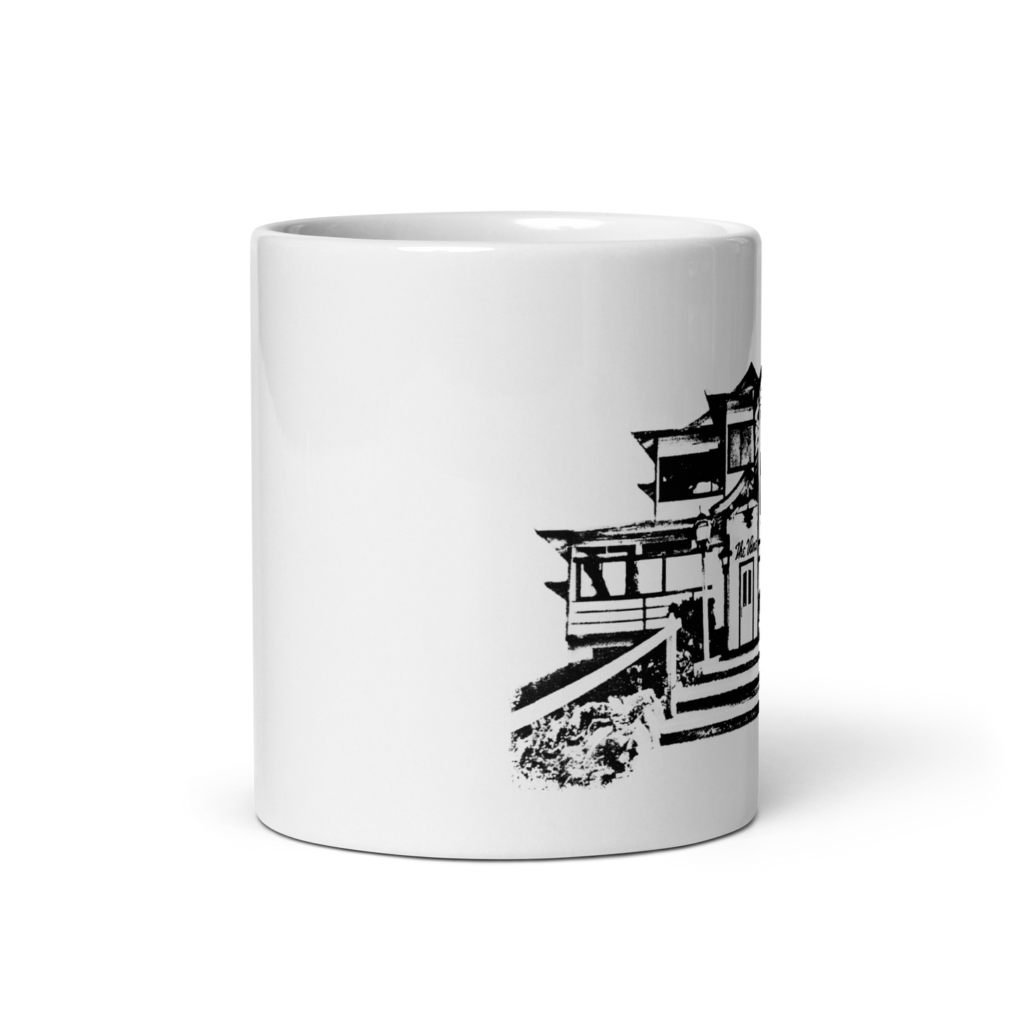 The Vans: White glossy mug