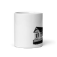 Menlo Park Train Depot: White glossy mug