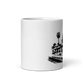 San Carlos Train Depot: White glossy mug