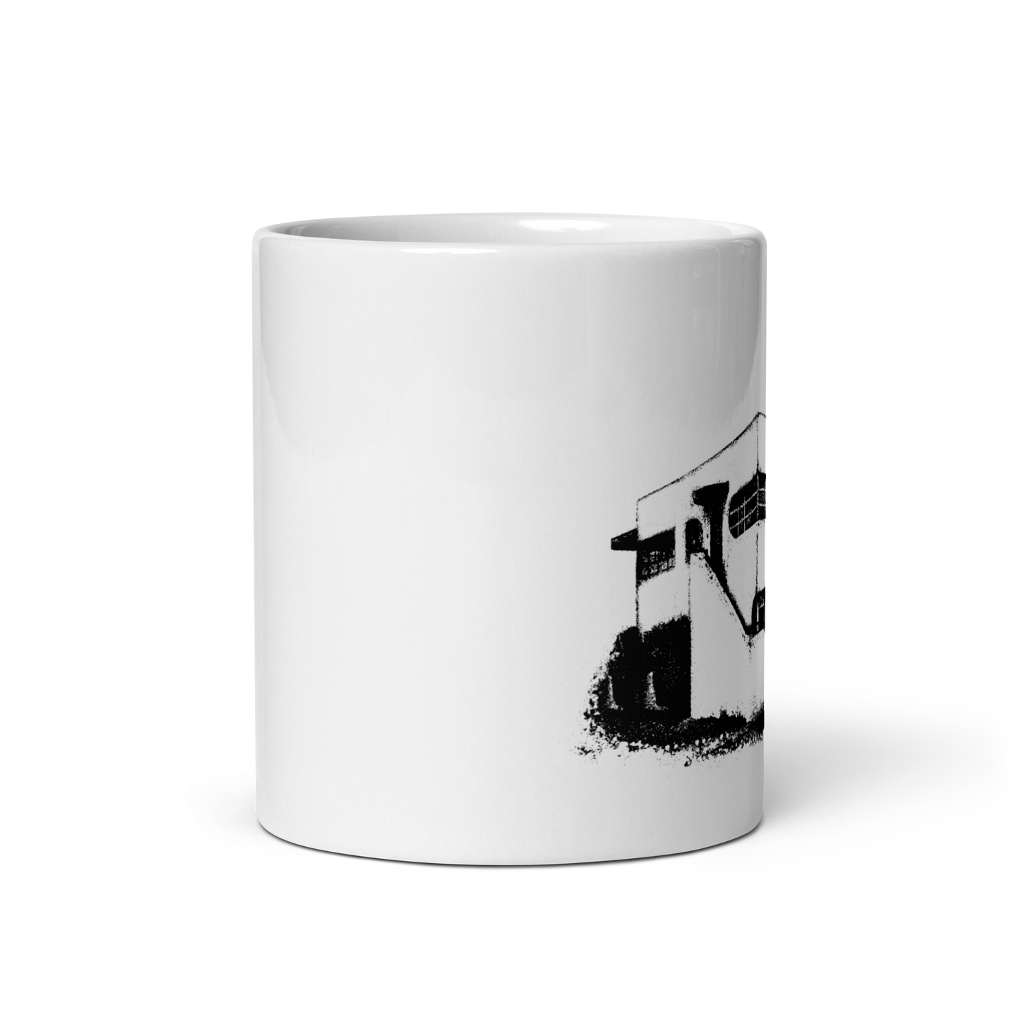 J & M Hobby House: White glossy mug
