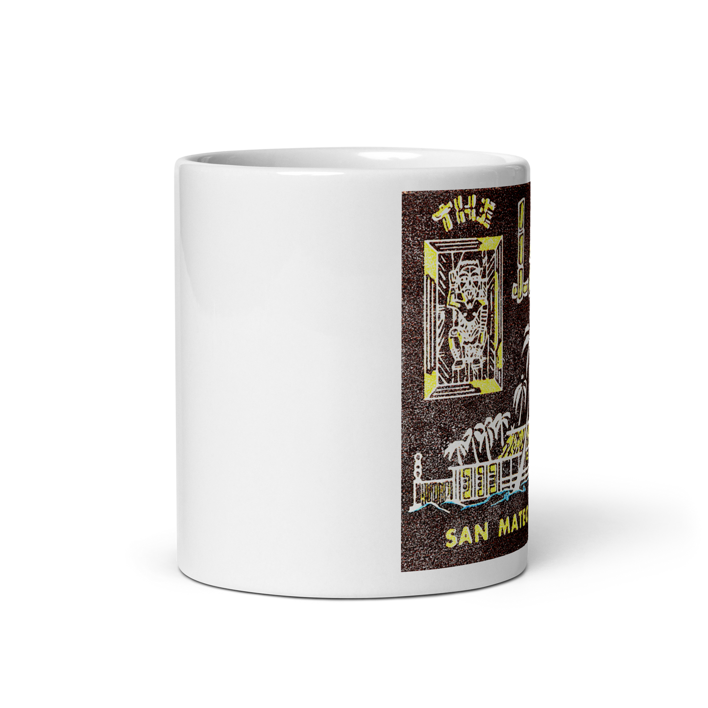 The Lanai Tiki Bar: White glossy mug