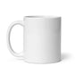 Local Old School Logo: White glossy mug