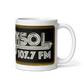 KSOL Radio: White glossy mug