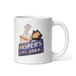 Original Kasper's Hot Dogs: White glossy mug