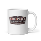 Hooper's Chocolates: White glossy mug