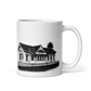 Menlo Park Train Depot: White glossy mug