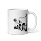 Burlingame Train Depot: White glossy mug