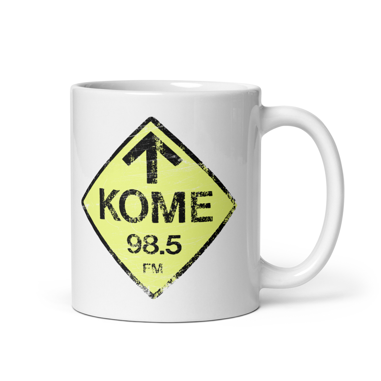 KOME: White glossy mug
