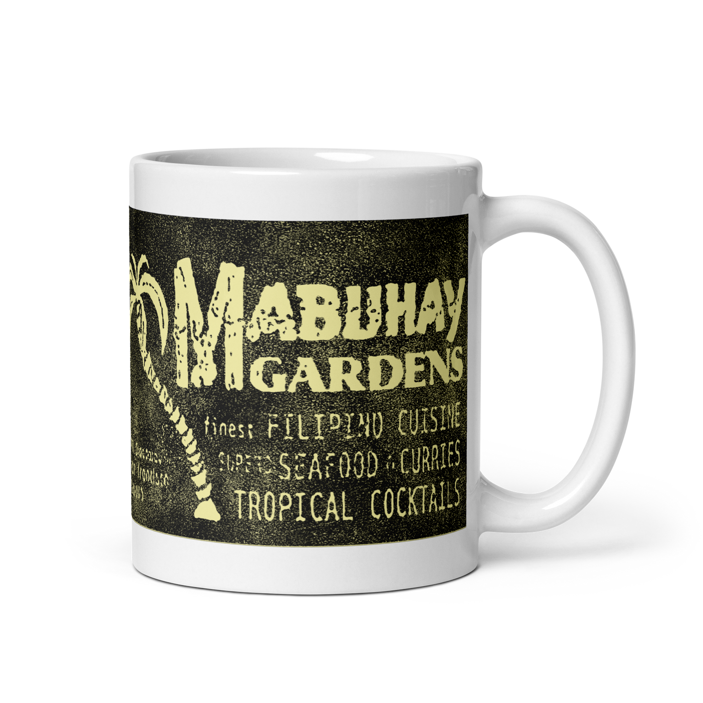 Mabuhay Gardens: White glossy mug