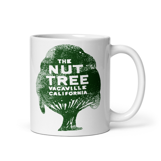 The Nut Tree: White glossy mug