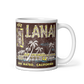 The Lanai Tiki Bar: White glossy mug