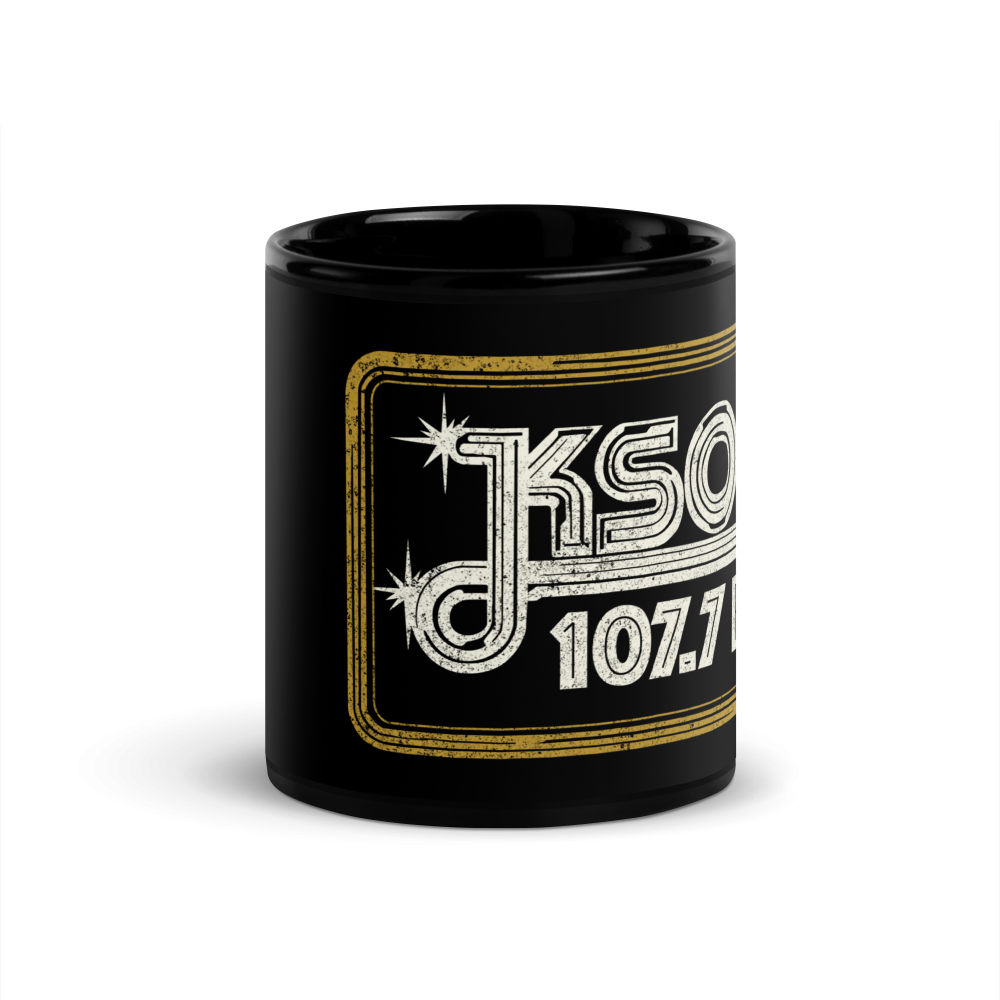 KSOL Radio: Black Glossy Mug - Image 3