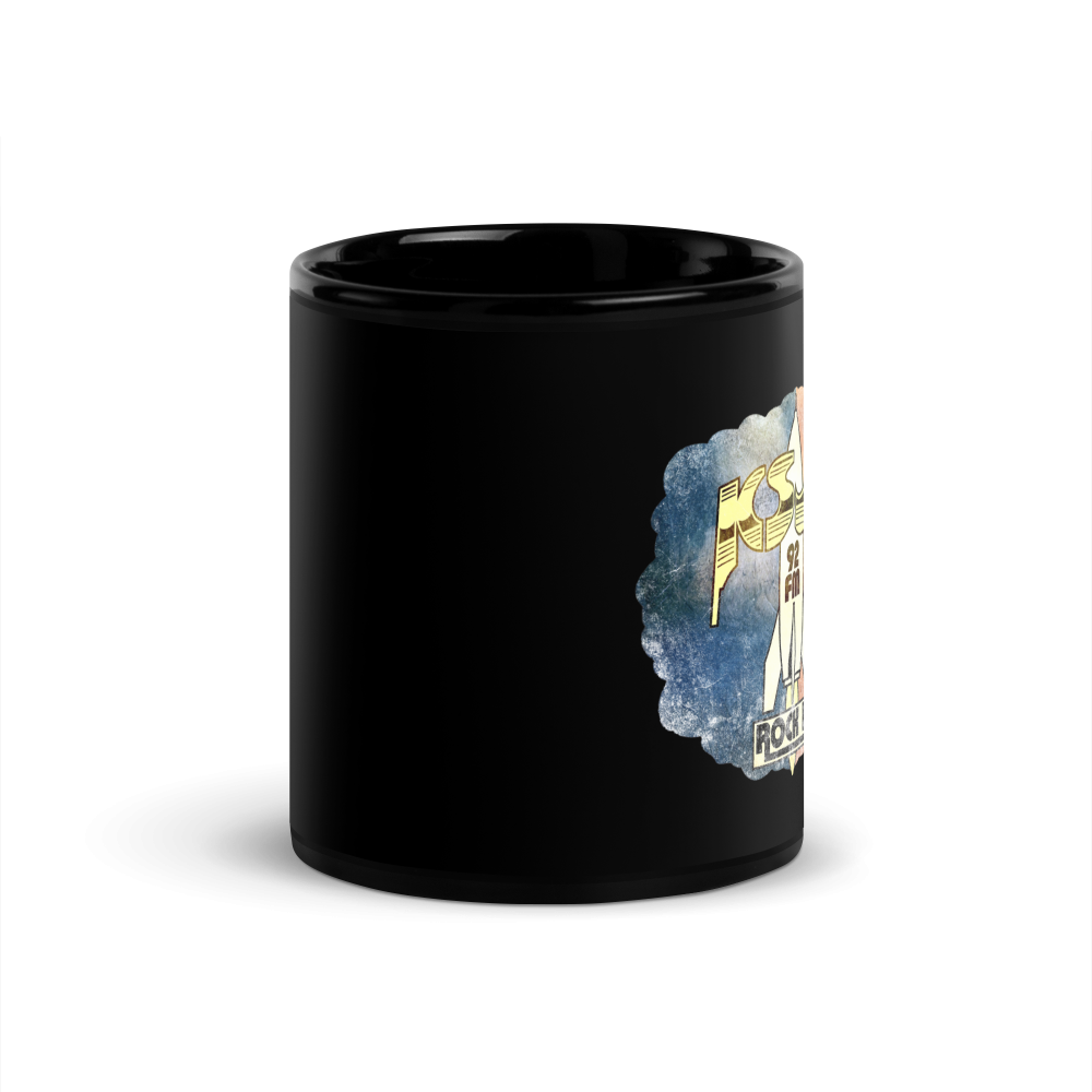 KSJO Rock Radio: Black Glossy Mug - Image 3