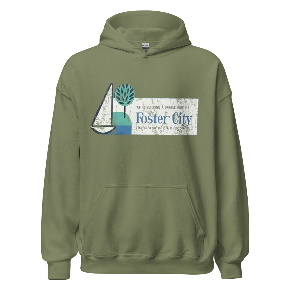Foster City Billboard: Unisex Hoodie - Image 3