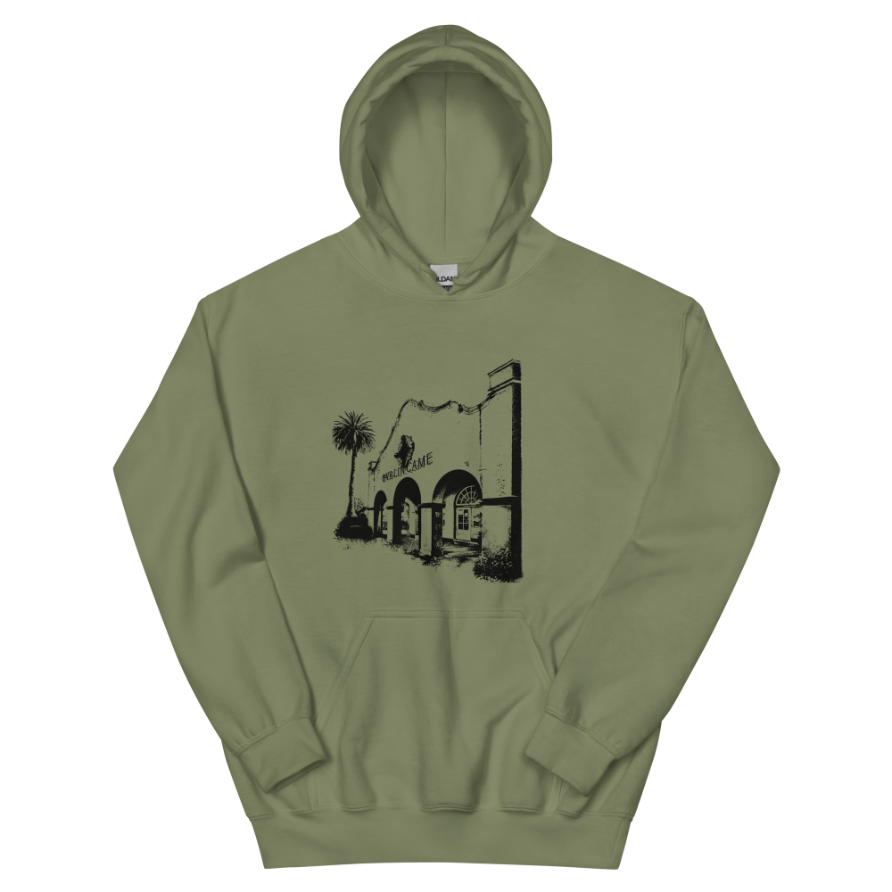 Burlingame Train Depot: Unisex Hoodie - Image 2