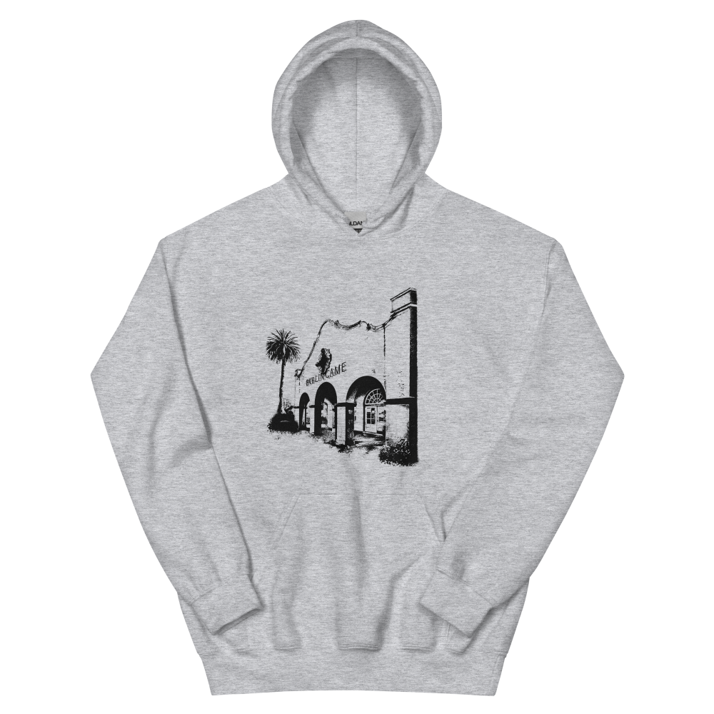 Burlingame Train Depot: Unisex Hoodie - Image 3