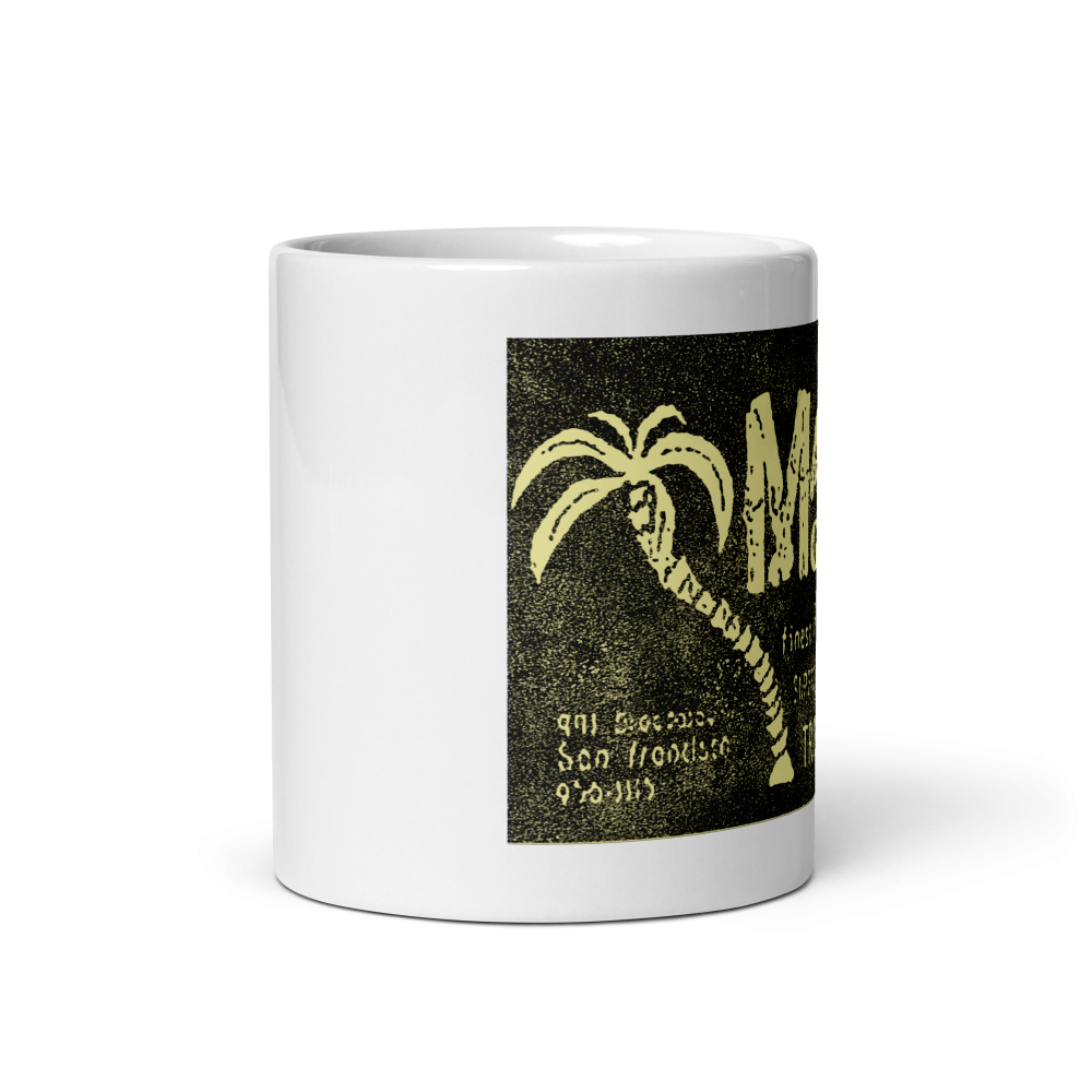 Mabuhay Gardens: White glossy mug - Image 3