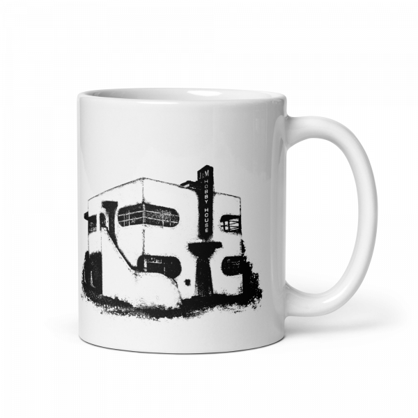 J & M Hobby House: White glossy mug