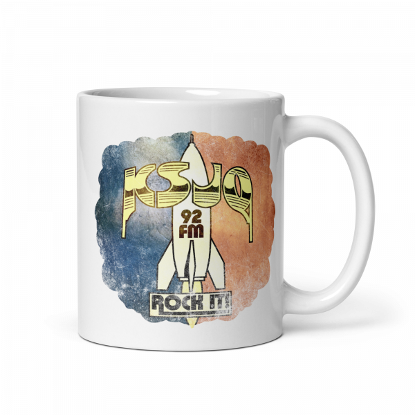 KSJO Rock Radio: White glossy mug