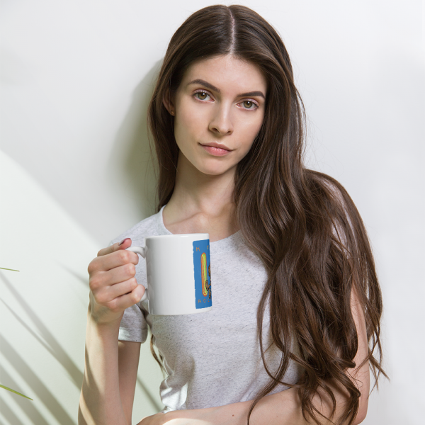 KMEL Radio: White glossy mug