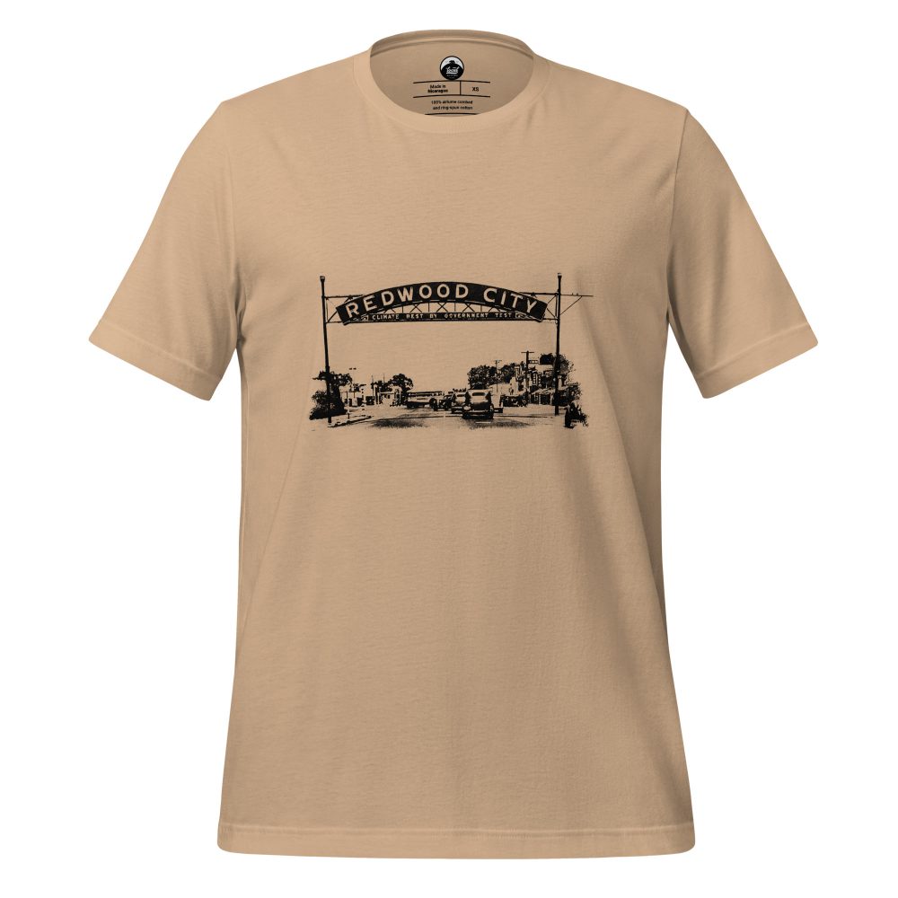 Redwood City Arch: Unisex Tee - Image 5