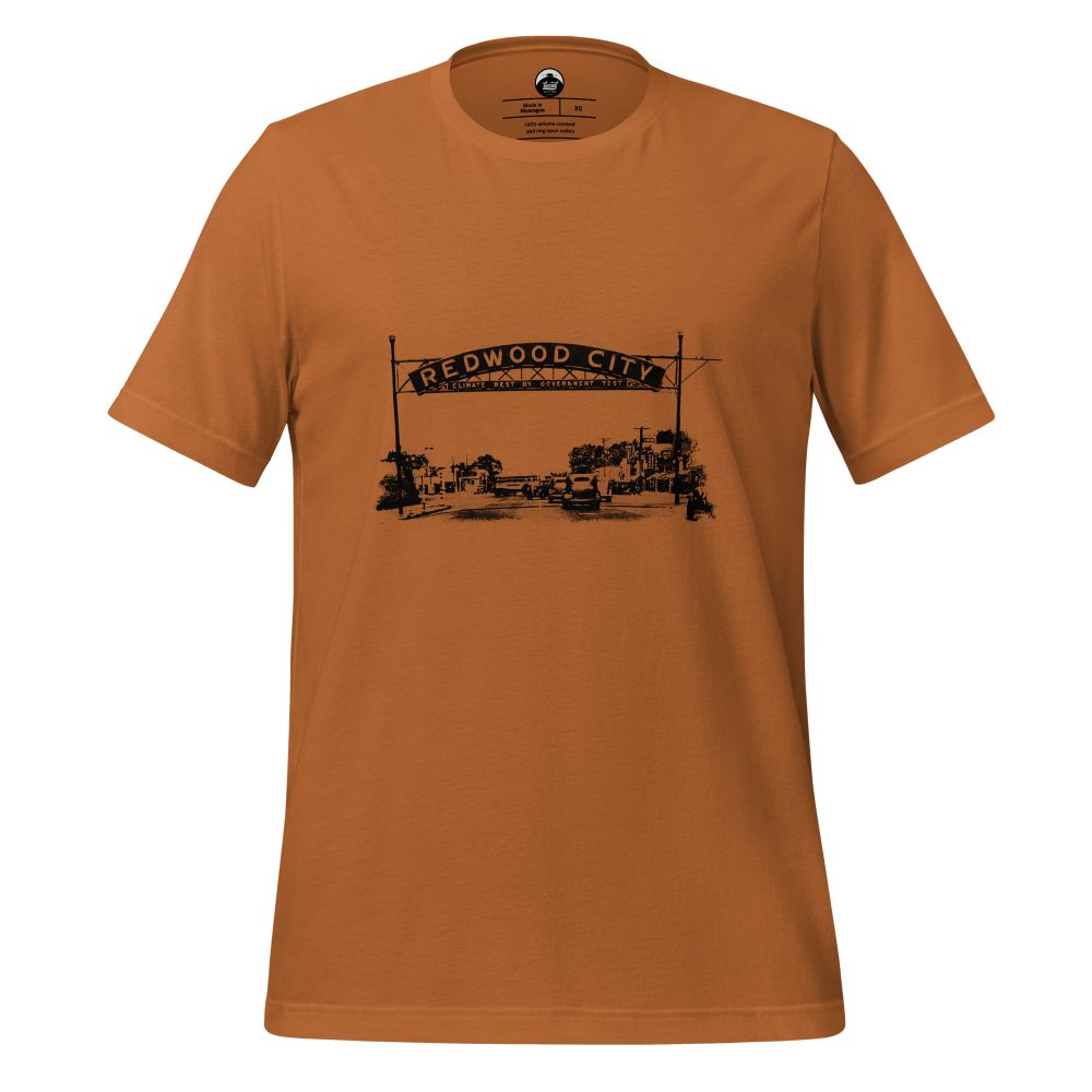 Redwood City Arch: Unisex Tee - Image 3