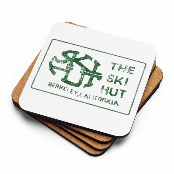 Ski Hut: Cork-back coaster