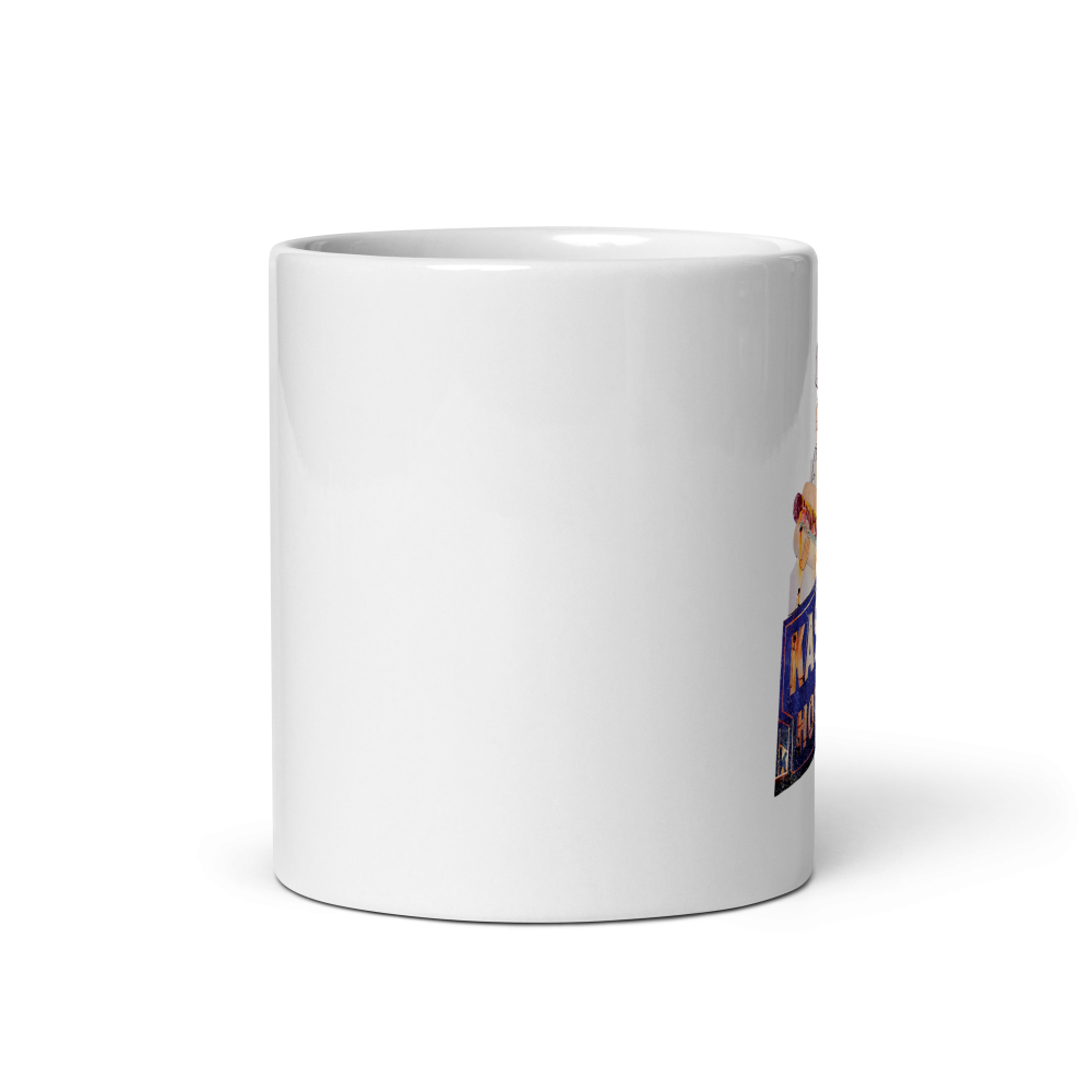Kasper's Hot Dogs: White glossy mug - Image 3